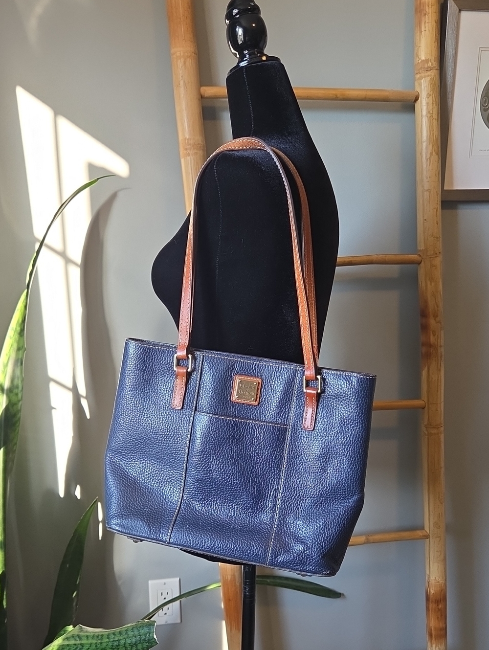 Dooney & Bourke DERBY LEXINGTON Pebbled Leather Small Tote